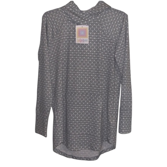 🌹NWT/LULAROE HOODED SHIRT - Picture 1 of 3